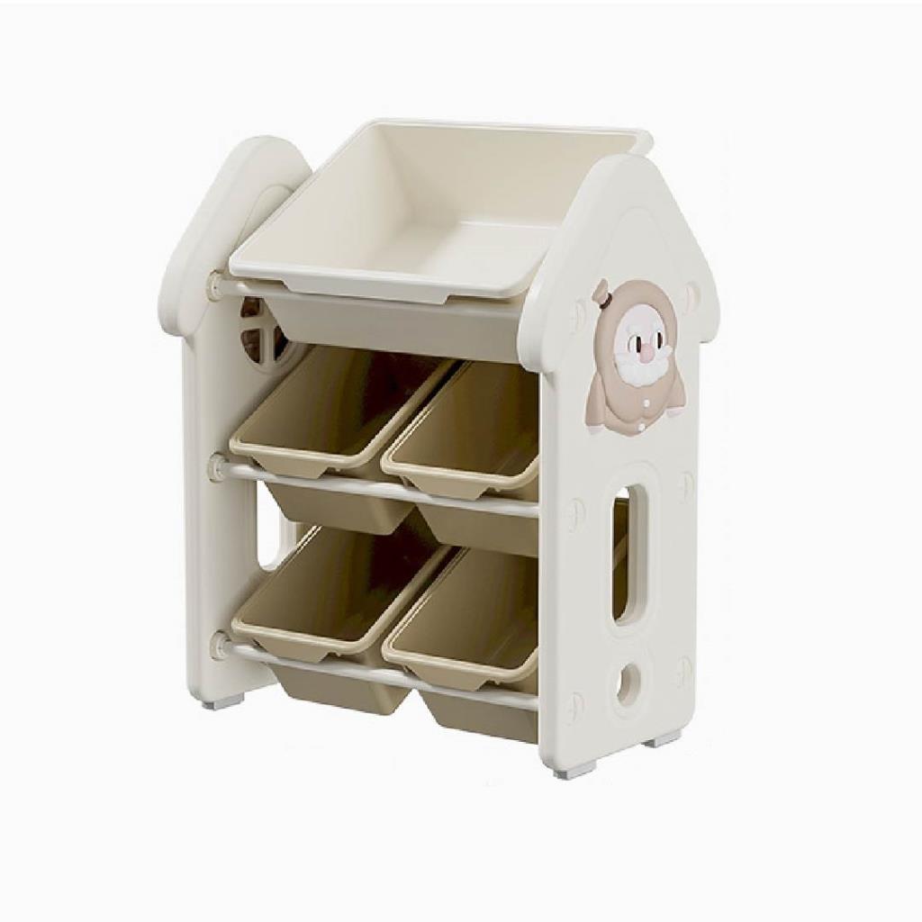 منظم ألعاب صغير للأطفال – لون بيج